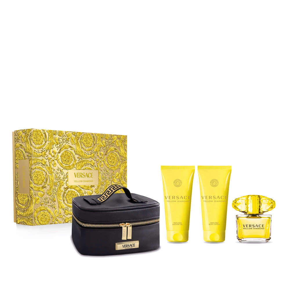 Versace Yellow Diamond Eau De Toilette 90ml Gift Set